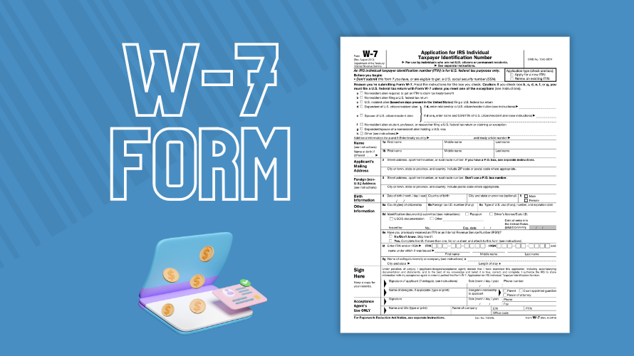 W 7 Form ᐉ Printable W7 Itin Application Form In Pdf For 2023 And Instructions 3843